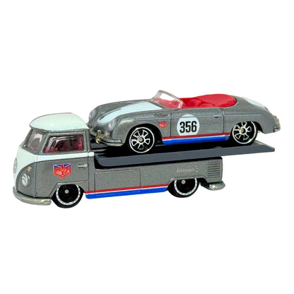 Hot Wheels Premium Team Transport Porsche 356 Speedster & Volkswagen T1 Pickup 1:64 Diecast