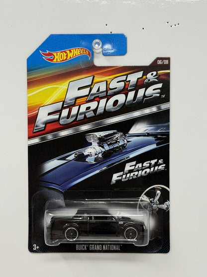 Hot Wheels Fast & Furious Buick Grand National 1:64 Diecast Black