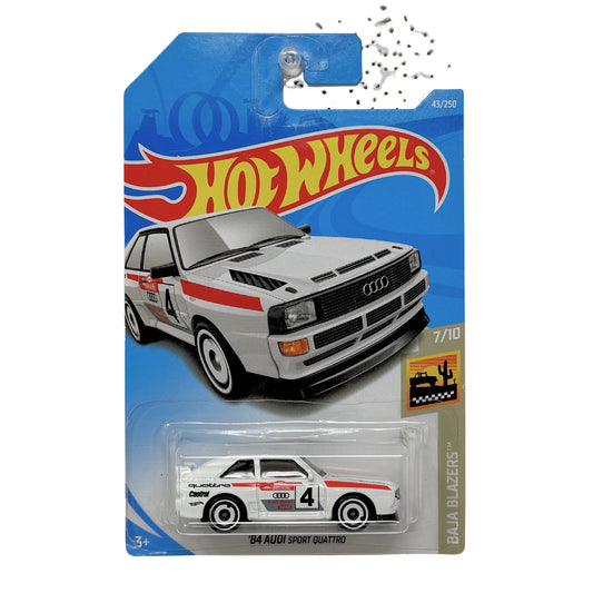 Hot Wheels Baja Blazers 1984 Audi Sport Quattro 1:64 Diecast White