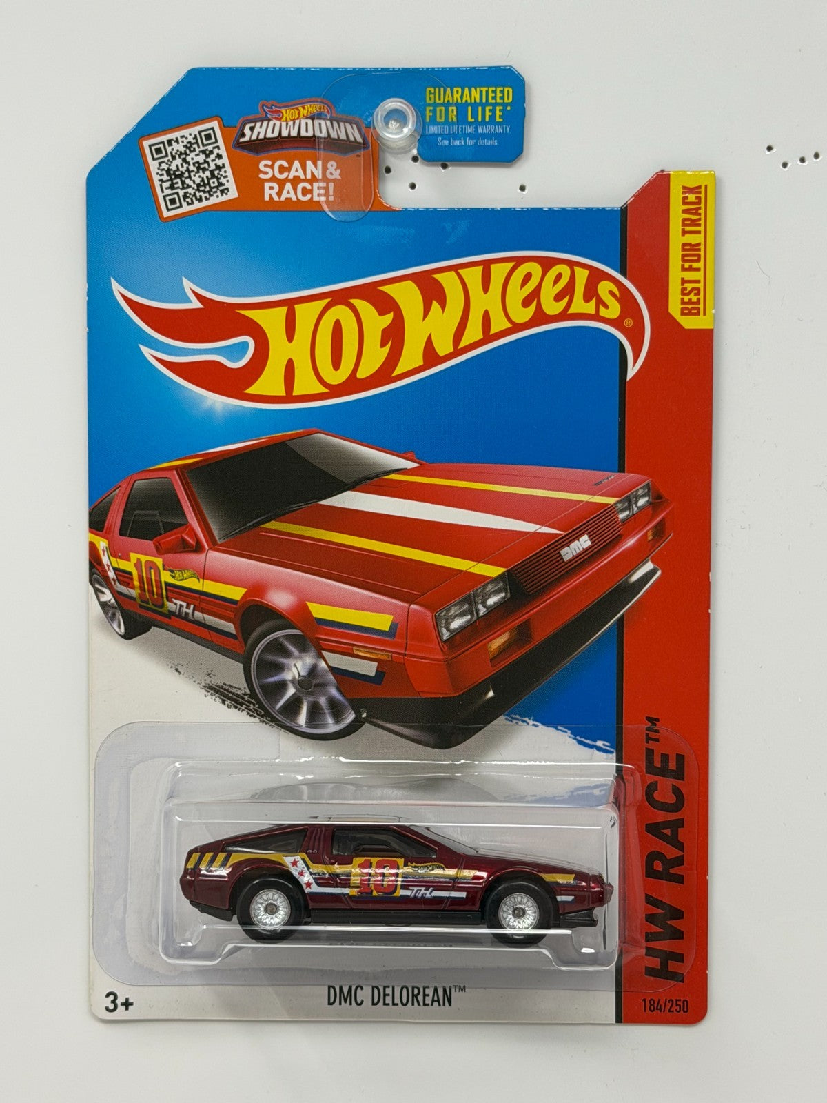 Hot Wheels Super Treasure Hunt DMC DeLorean HW Race 1:64 Diecast STH