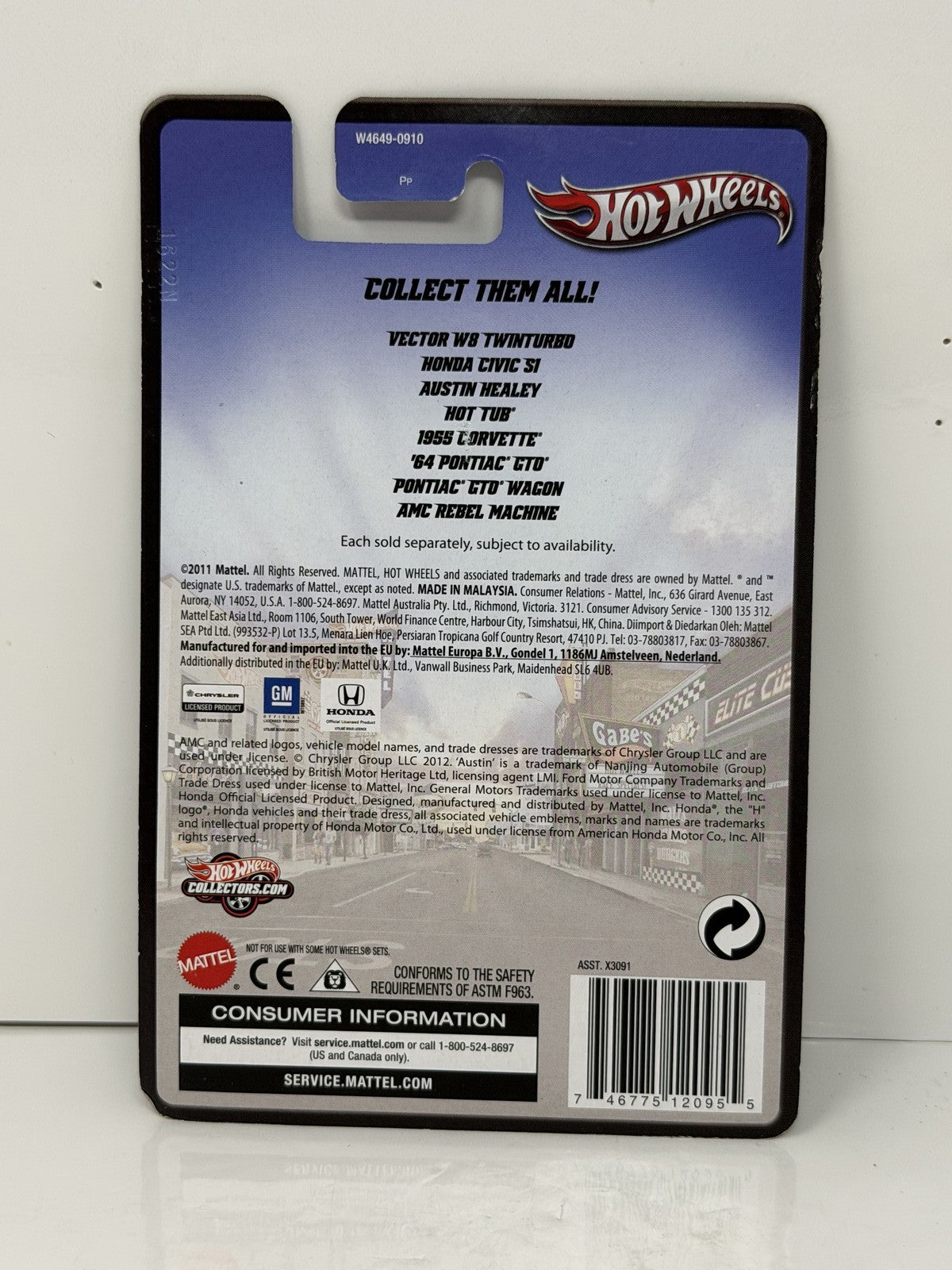 Hot Wheels Boulevard 1964 Pontiac GTO 1:64 Diecast Real Riders