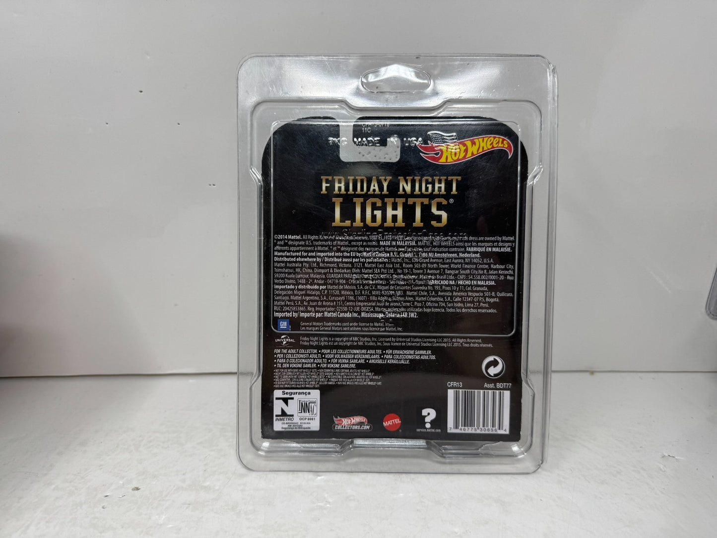 Hot Wheels Friday Night Lights Chevy Silverado Retro Entertainment 1:64 Diecast