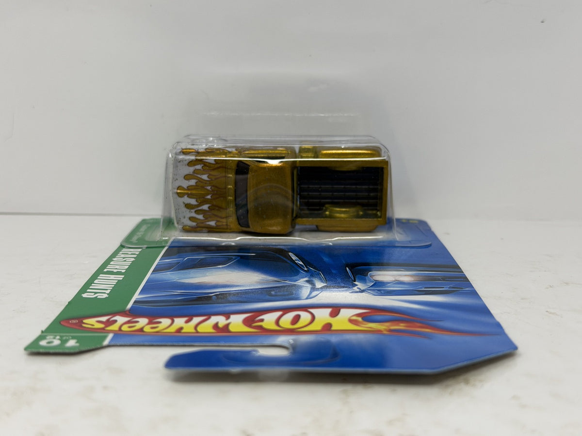 Hot Wheels Super Treasure Hunt Custom 1969 Chevy 1:64 Diecast Gold STH