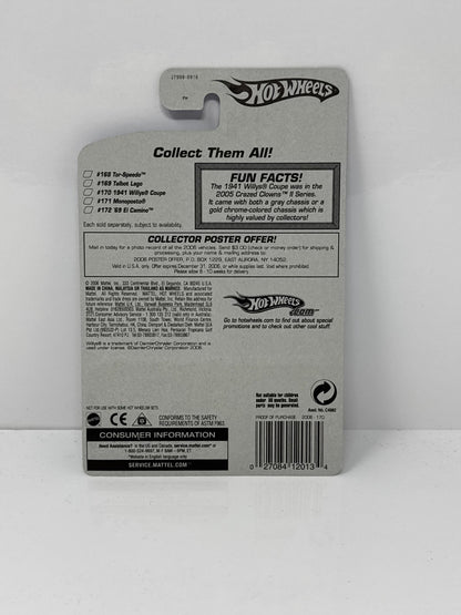 Hot Wheels 1941 Willys Coupe 1:64 Diecast Factory Sealed