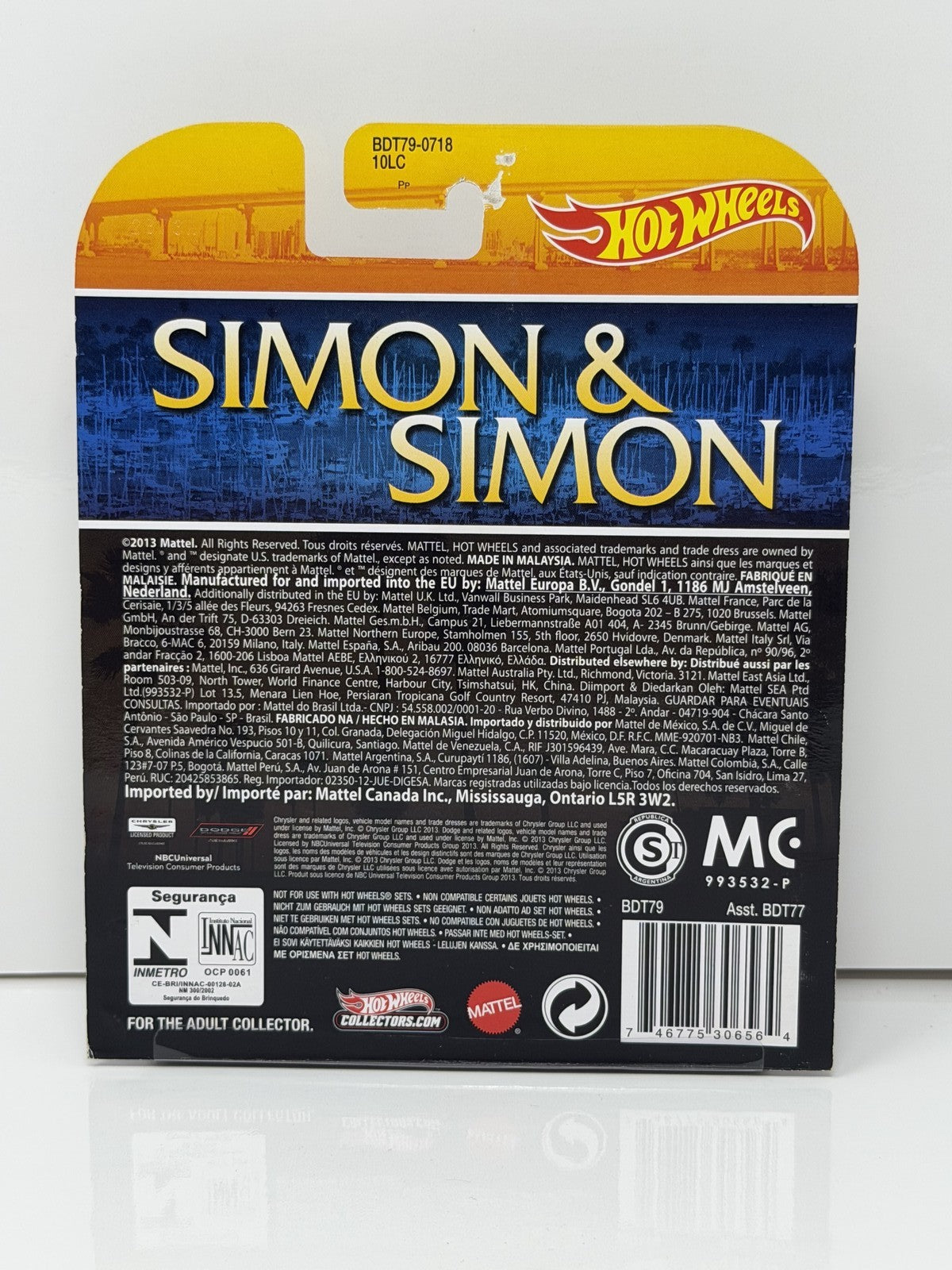 Hot Wheels Retro Entertainment Simon &amp; Simon 1980 Dodge Power Wagon 1:64 Diecast