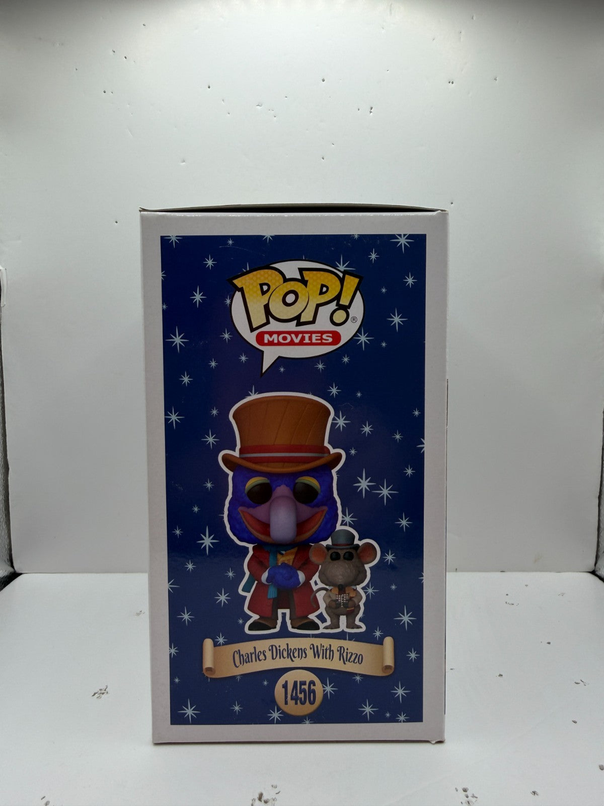 Funko Pop! Movies Muppet Christmas Carol #1456 Charles Dickens w/ Rizzo Figure