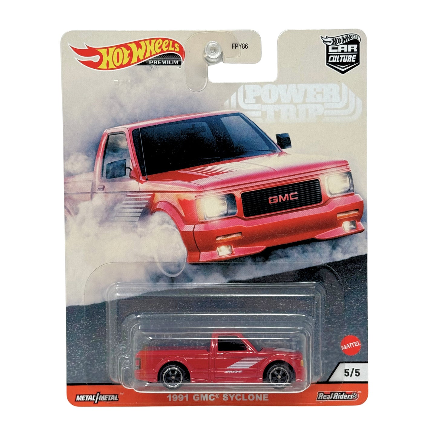 Hot Wheels Premium Power Trip 1991 GMC Syclone 1:64 Diecast