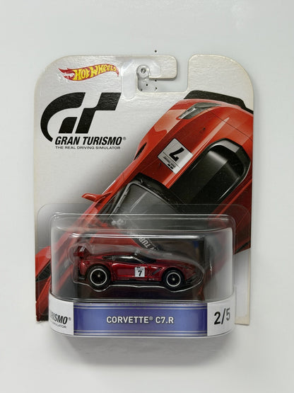Hot Wheels Retro Entertainment Gran Turismo Corvette C7.R 1:64 Diecast Red