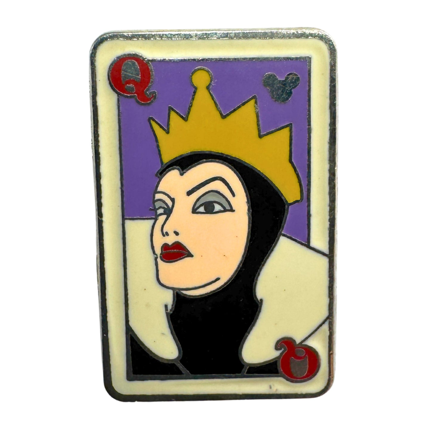 DLR Disney Evil Queen Deck of Cards Hidden Mickey Trading Pin DC1S12