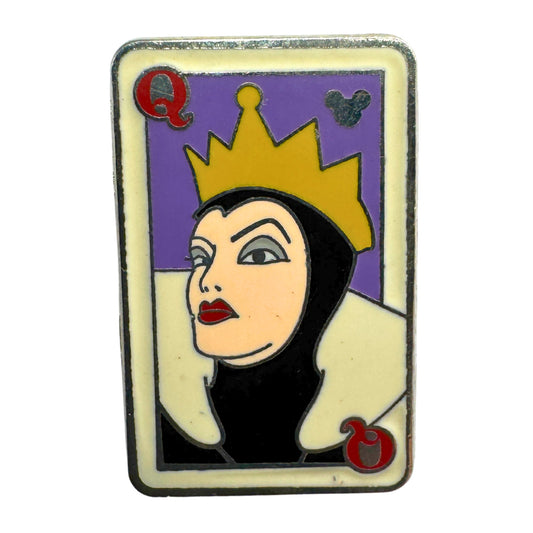 DLR Disney Evil Queen Deck of Cards Hidden Mickey Trading Pin DC1S12