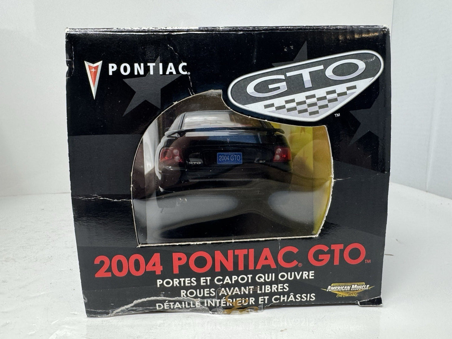 American Muscle 2004 Pontiac GTO Ertl 1:18 Diecast Black 1 of 5000 Limited
