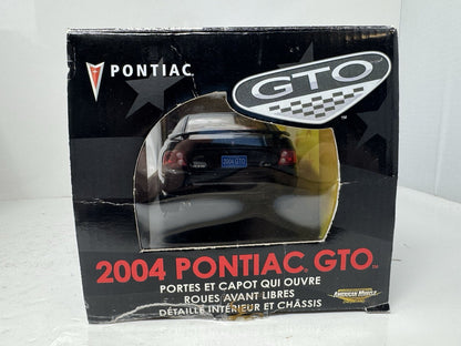 American Muscle 2004 Pontiac GTO Ertl 1:18 Diecast Black 1 of 5000 Limited