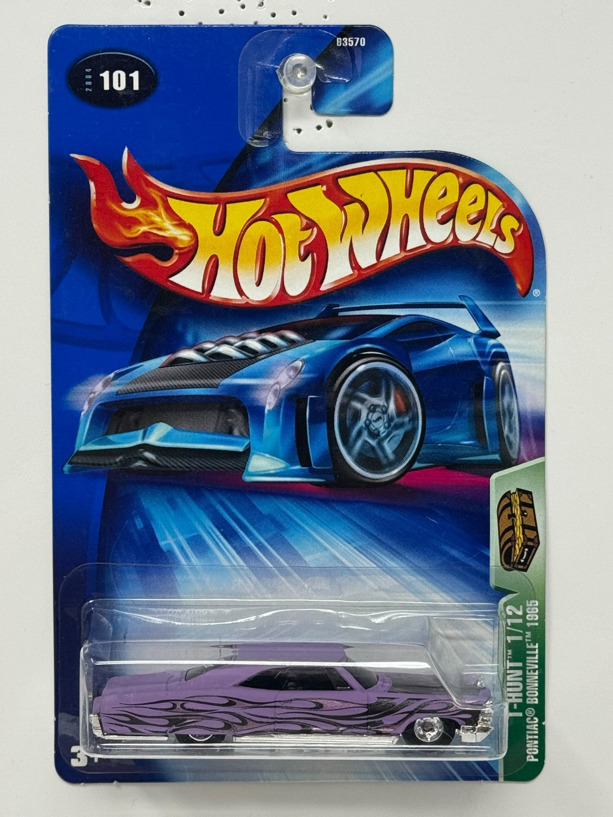 Hot Wheels T-Hunt 1965 Pontiac Bonneville 1:64 Diecast Real Riders