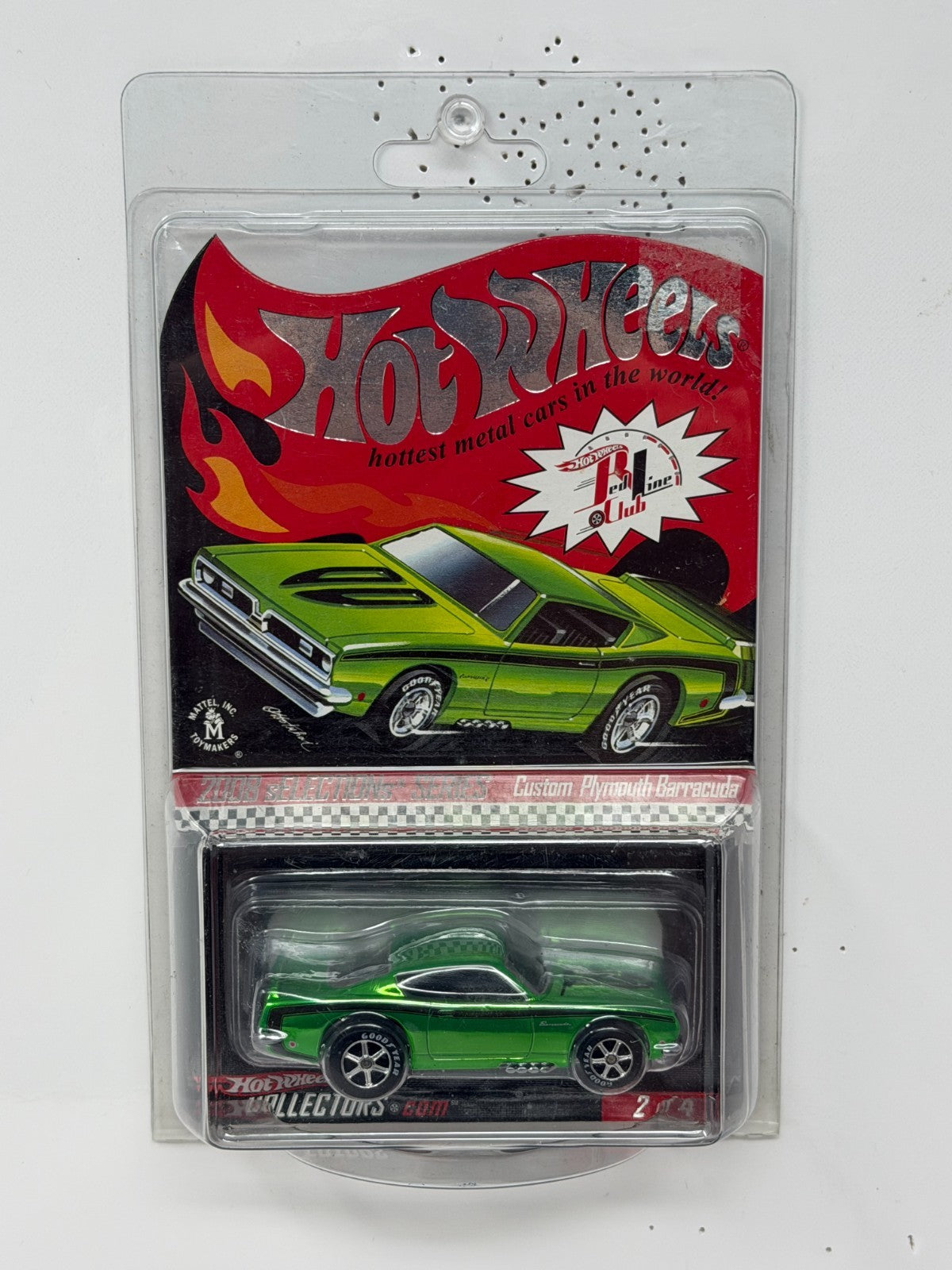 Hot Wheels RLC Red Line Club Selections Custom Plymouth Barracuda 1:64 Diecast