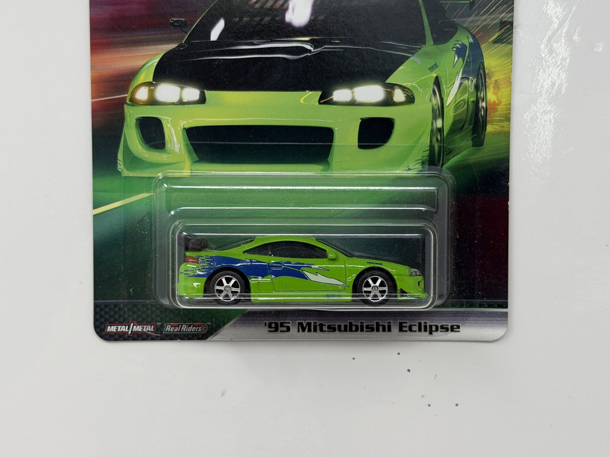 Hot Wheels Premium Fast & Furious Original 1995 Mitsubishi Eclipse 1:64 Diecast