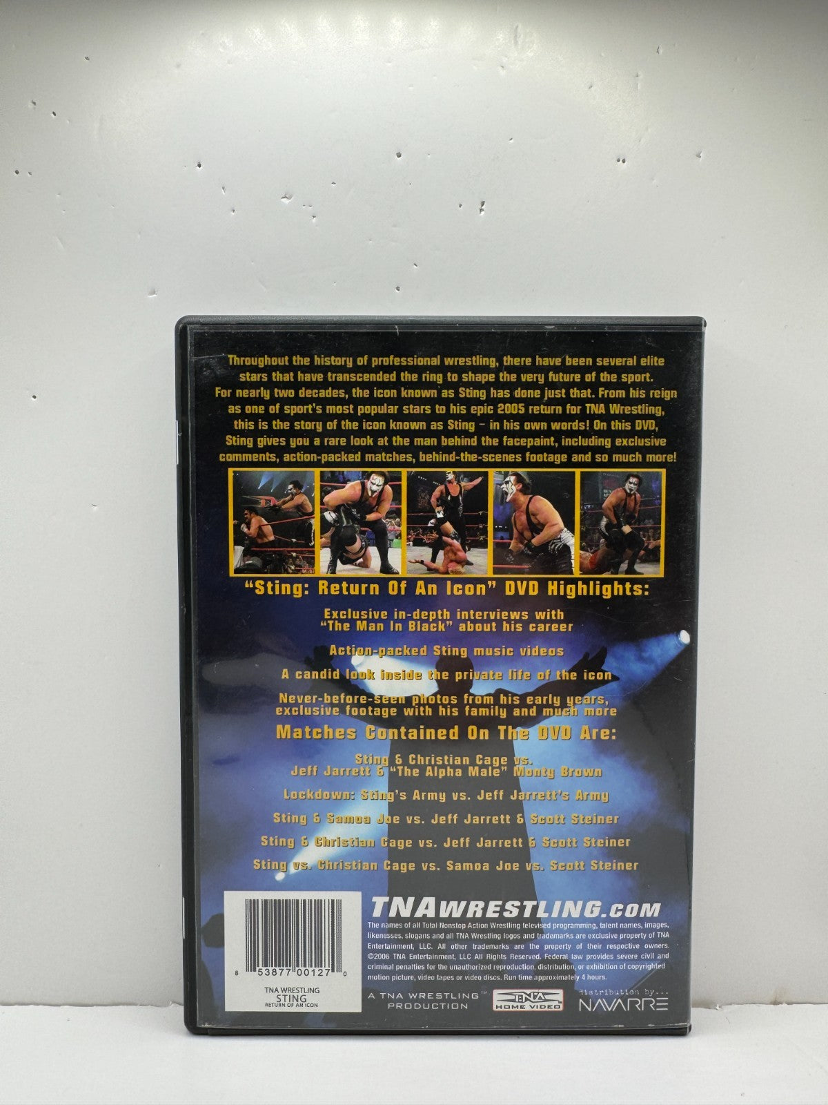 TNA Sting Return of an Icon (DVD) Sting Wrestling