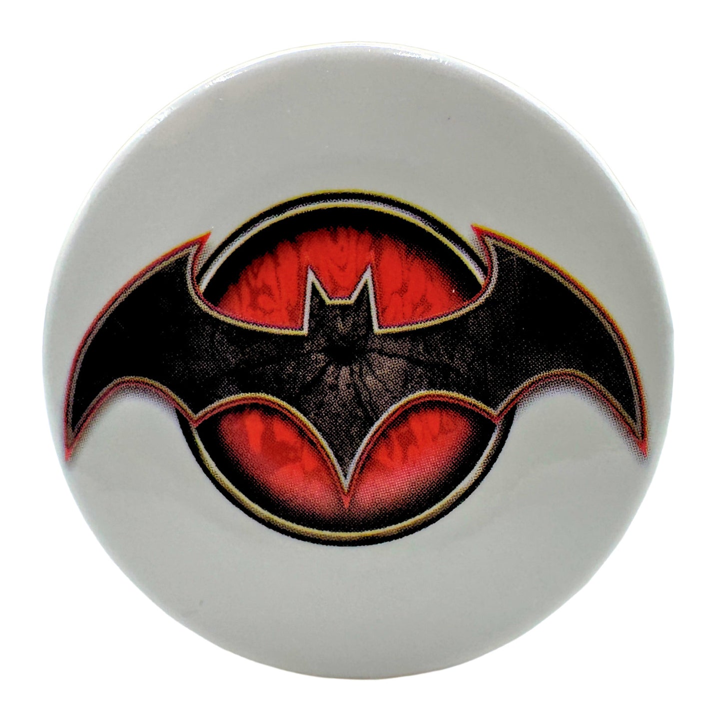 DC Flashpoint Batman Bat Sign Logo Pin-back Button UDT1