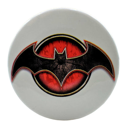 DC Flashpoint Batman Bat Sign Logo Pin-back Button UDT1