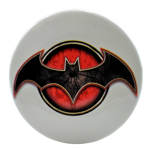 DC Flashpoint Batman Bat Sign Logo Pin-back Button UDT1