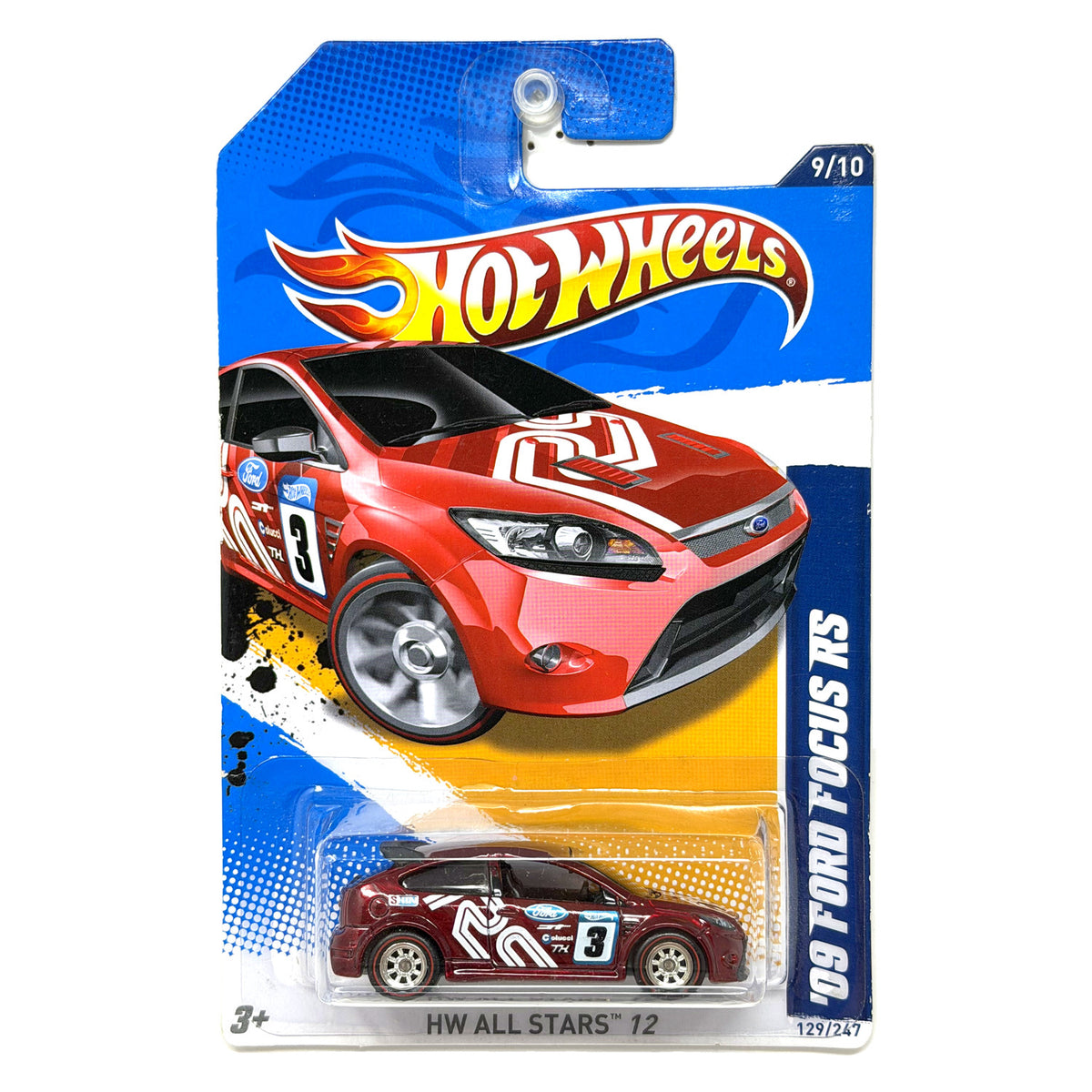 Hot Wheels Super Treasure Hunt 2009 Ford Focus RS HW All Stars 1:64 Diecast STH