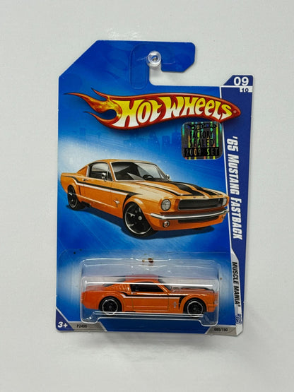 Hot Wheels Muscle Mania 1965 Ford Mustang Fastback 1:64 Diecast Factory Sealed