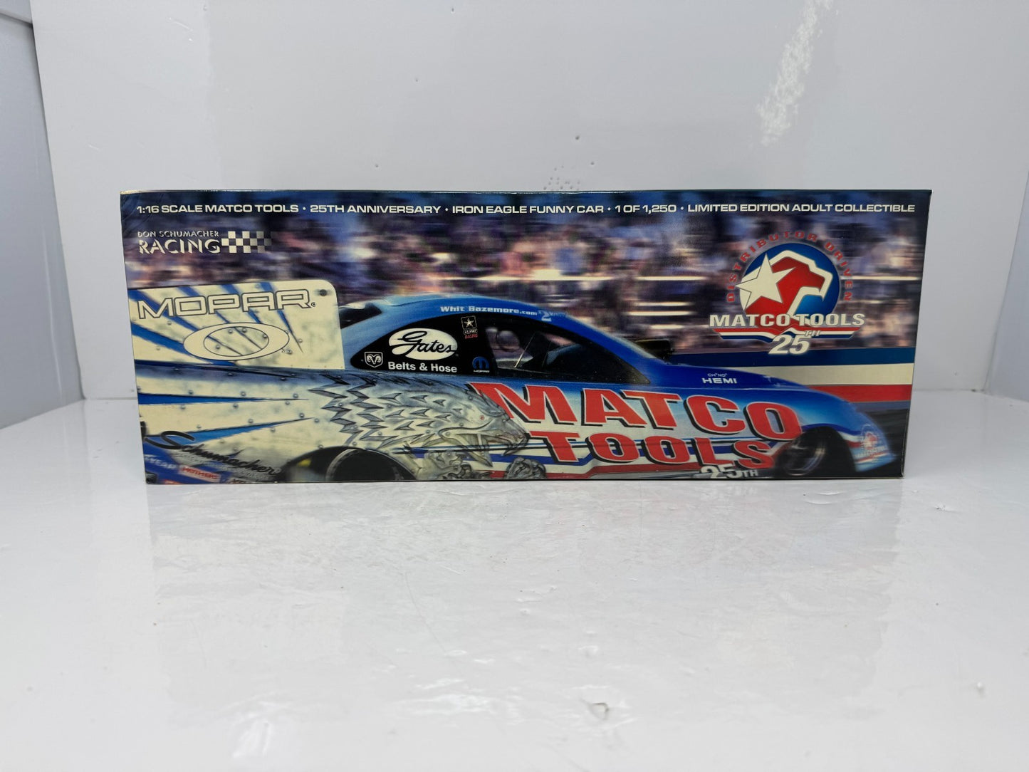 Milestone Whit Bazemore NHRA Matco Tools Iron Eagle Dodge Funny Car 1:16 Scale