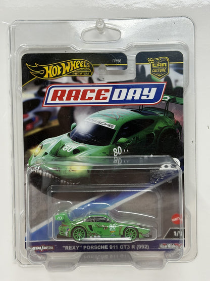 Hot Wheels Premium Race Day REXY Porsche 911 GT3 R (992) 1:64 Diecast