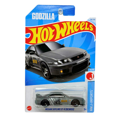 Hot Wheels HW J-Imports Nissan Skyline GT-R (BCNR33) Godzilla JDM 1:64 Diecast
