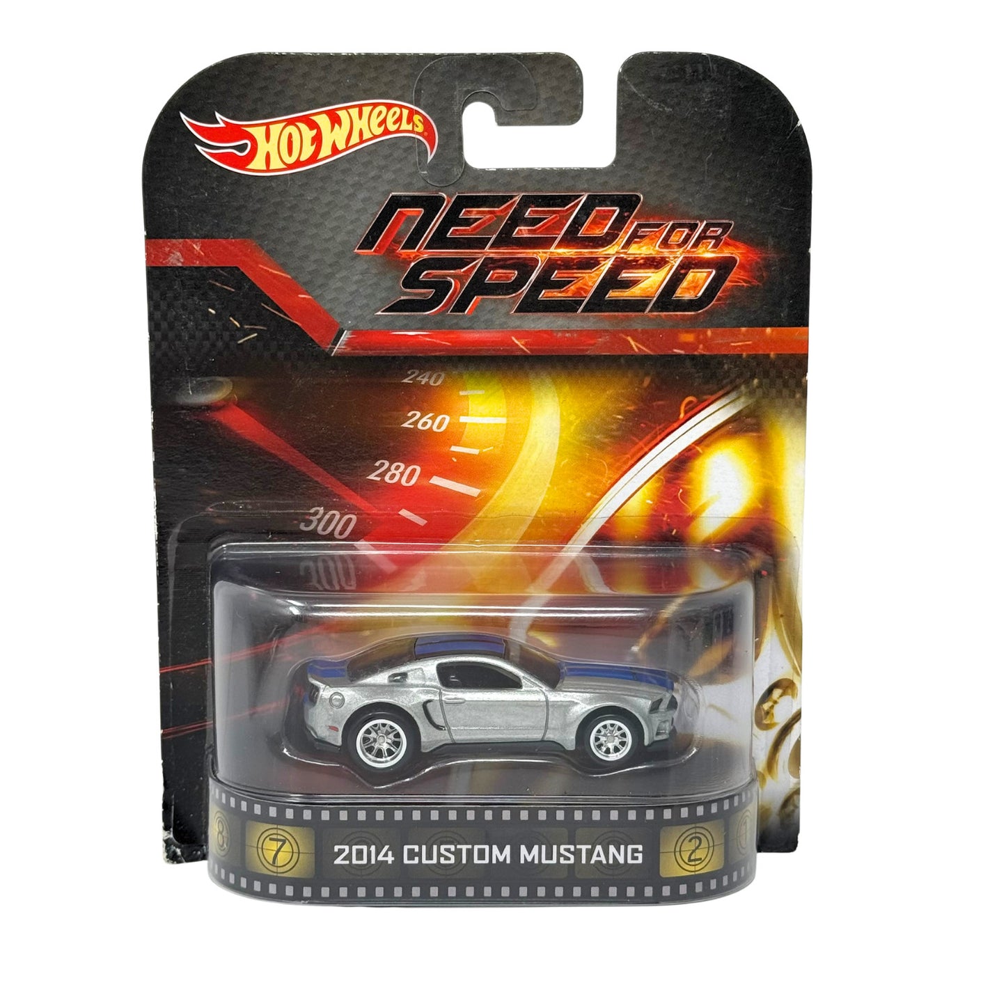 Hot Wheels Retro Entertainment Need For Speed Ford Custom Mustang 1:64 Diecast