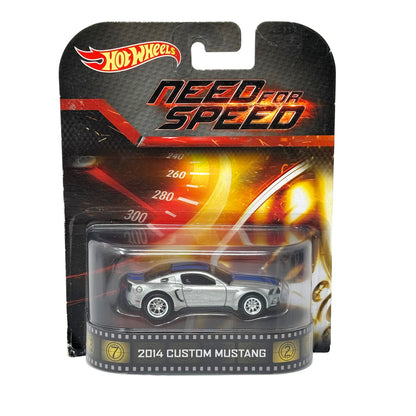 Hot Wheels Retro Entertainment Need For Speed Ford Custom Mustang 1:64 Diecast