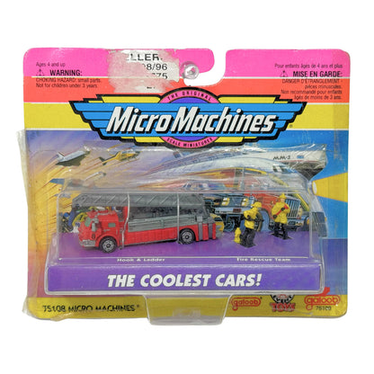 Galoob Micro Machines 1996 Hook & Ladder Fire Rescue Team 75108