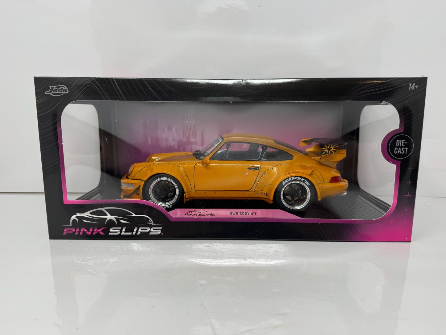 Jada Pink Slips Porsche 911 RWB Body Kit Orange 1:18 Diecast