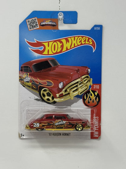 Hot Wheels Flames 1952 Hudson Hornet 1:64 Diecast Red