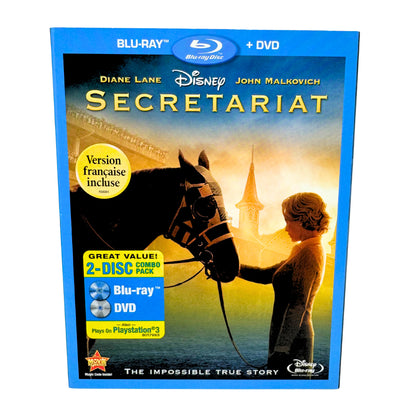 Secretariat (Blu-ray) Disney Diane Lane Sports Drama Movie