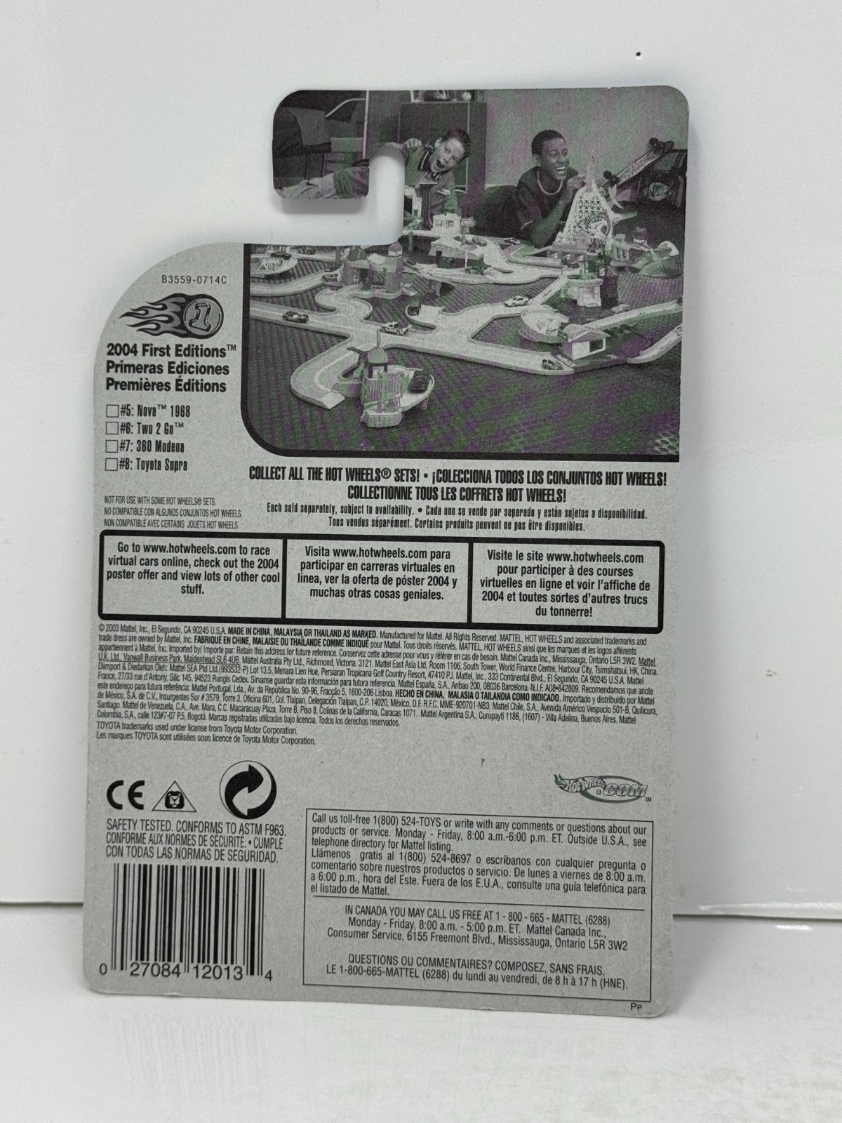 Hot Wheels First Editions Tooned Toyota Supra 1:64 Diecast Silver