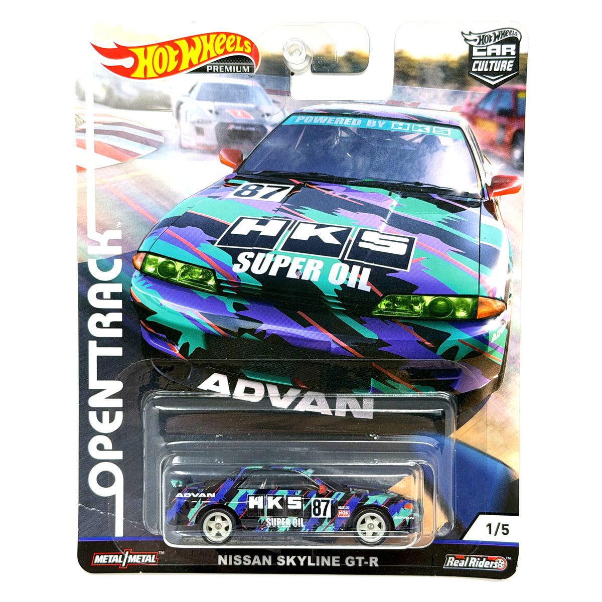 Hot Wheels Premium Open Track Nissan Skyline GT-R 1:64 Diecast