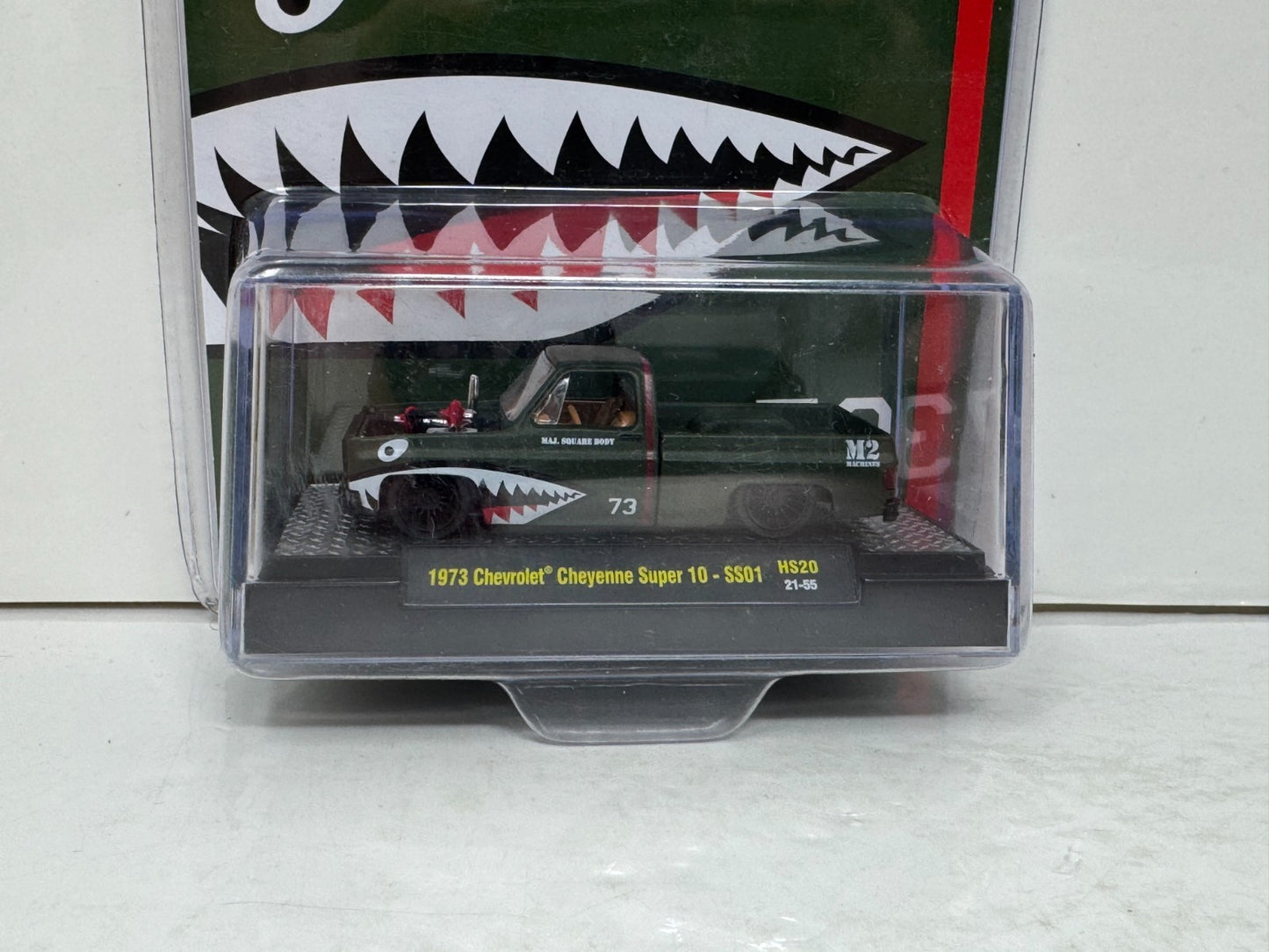 M2 Machines Maj. Square Body 1973 Chevrolet Cheyenne Super 10 1:64 Diecast