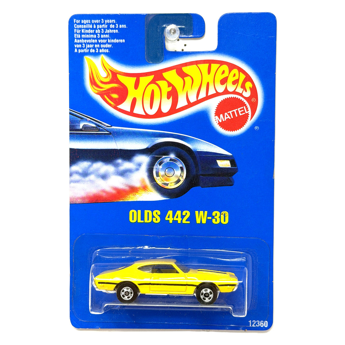 Hot Wheels Oldsmobile 442 W-30 1:64 Diecast Yellow V2