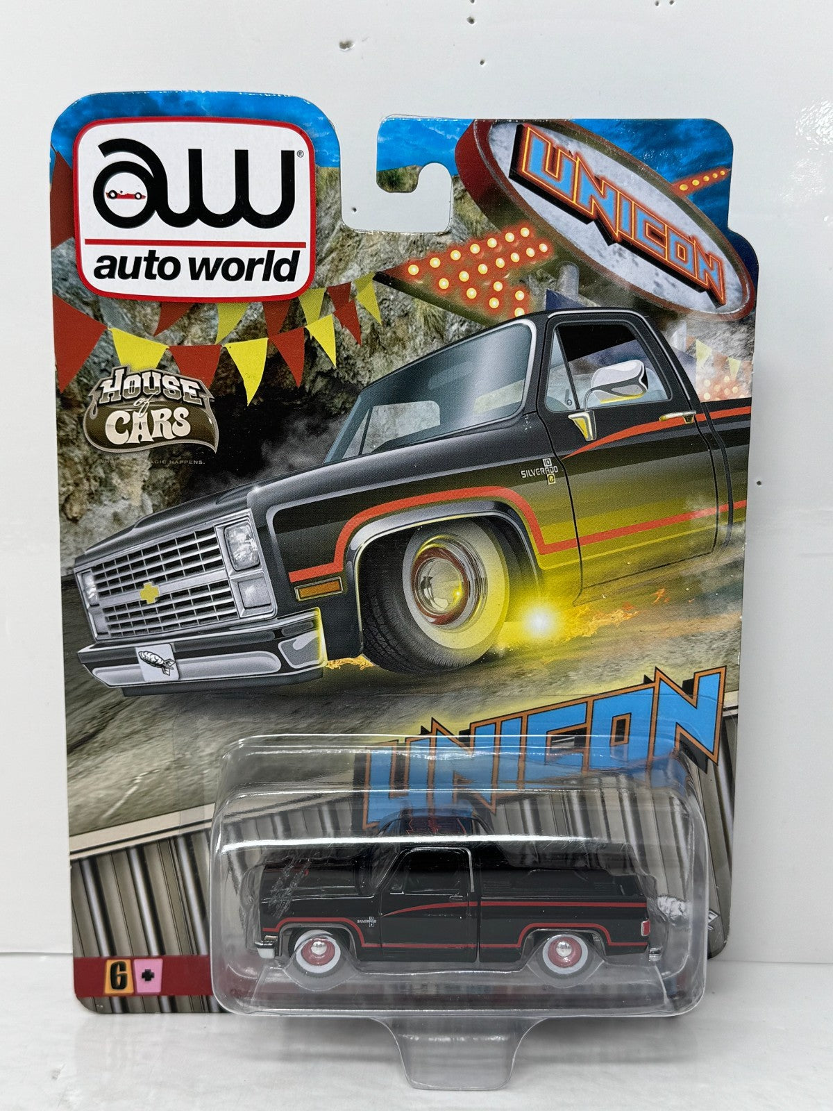 Auto World House of Cars 1983 Chevrolet Silverado Unicon 1:64 Diecast