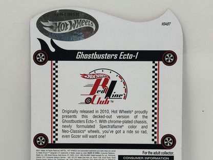 Hot Wheels RLC Red Line Club Ghostbusters Ecto-1 1:64 Diecast