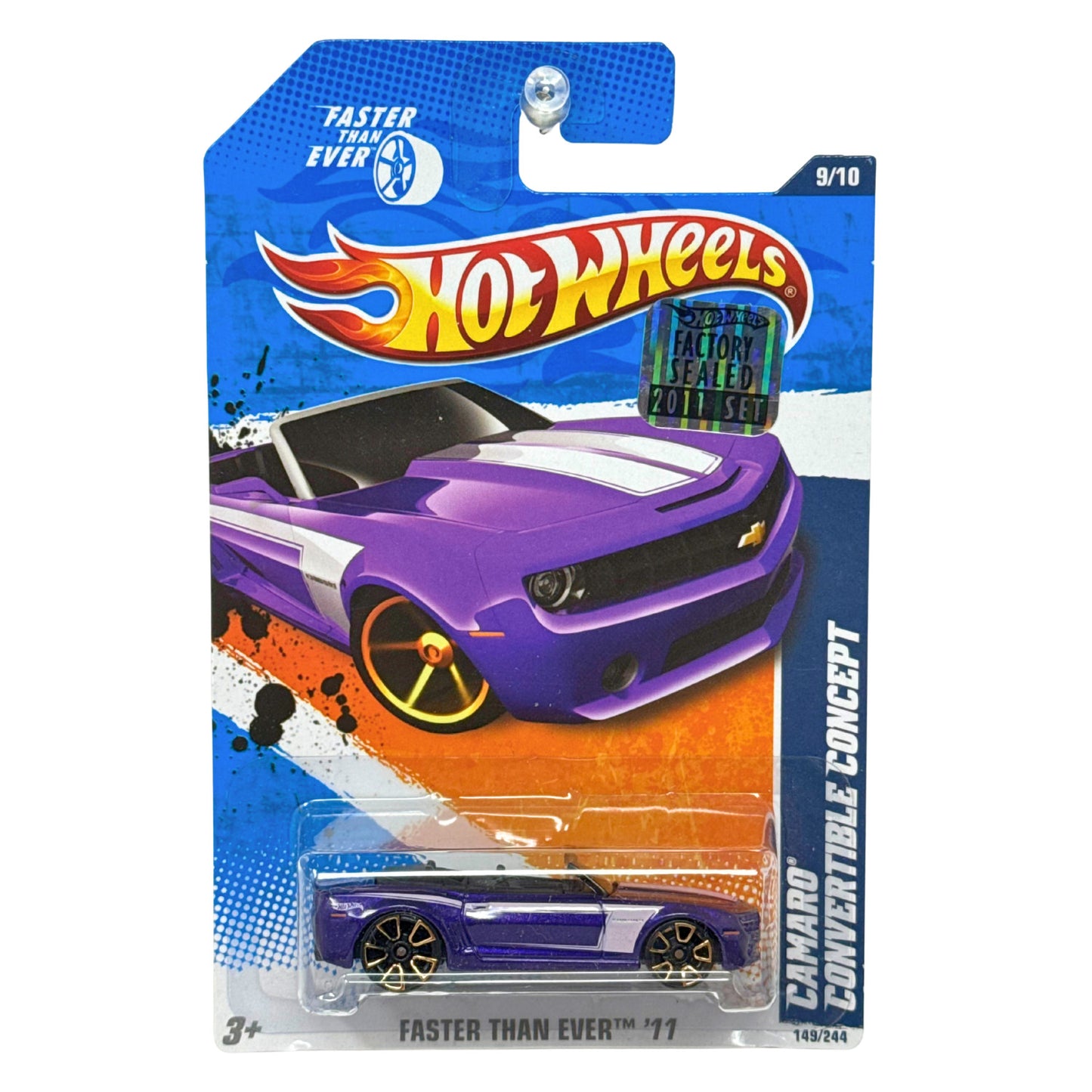 Hot Wheels Faster Than Ever Chevy Camaro Concept 1:64 Diecast Factory Sealed