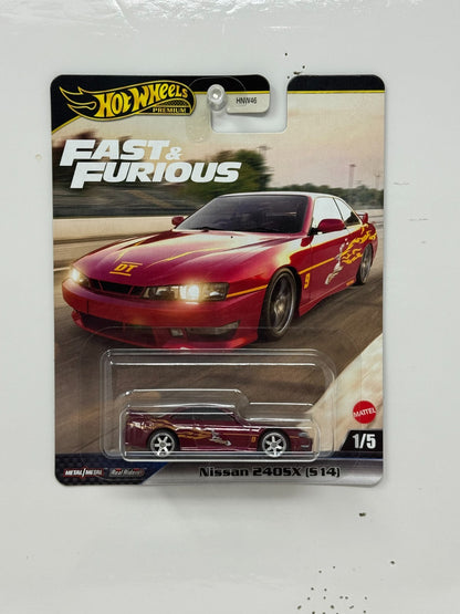 Hot Wheels Premium Fast & Furious Nissan 240SX (S14) 1:64 Diecast