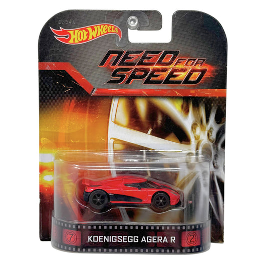 Hot Wheels Retro Entertainment Need For Speed Koenigsegg Agera R 1:64 Diecast