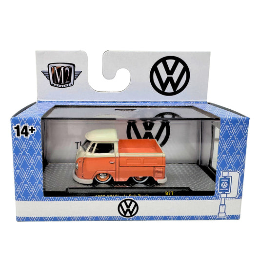 M2 Machines 1960 Volkswagen VW Single Cab Truck 1:64 Diecast