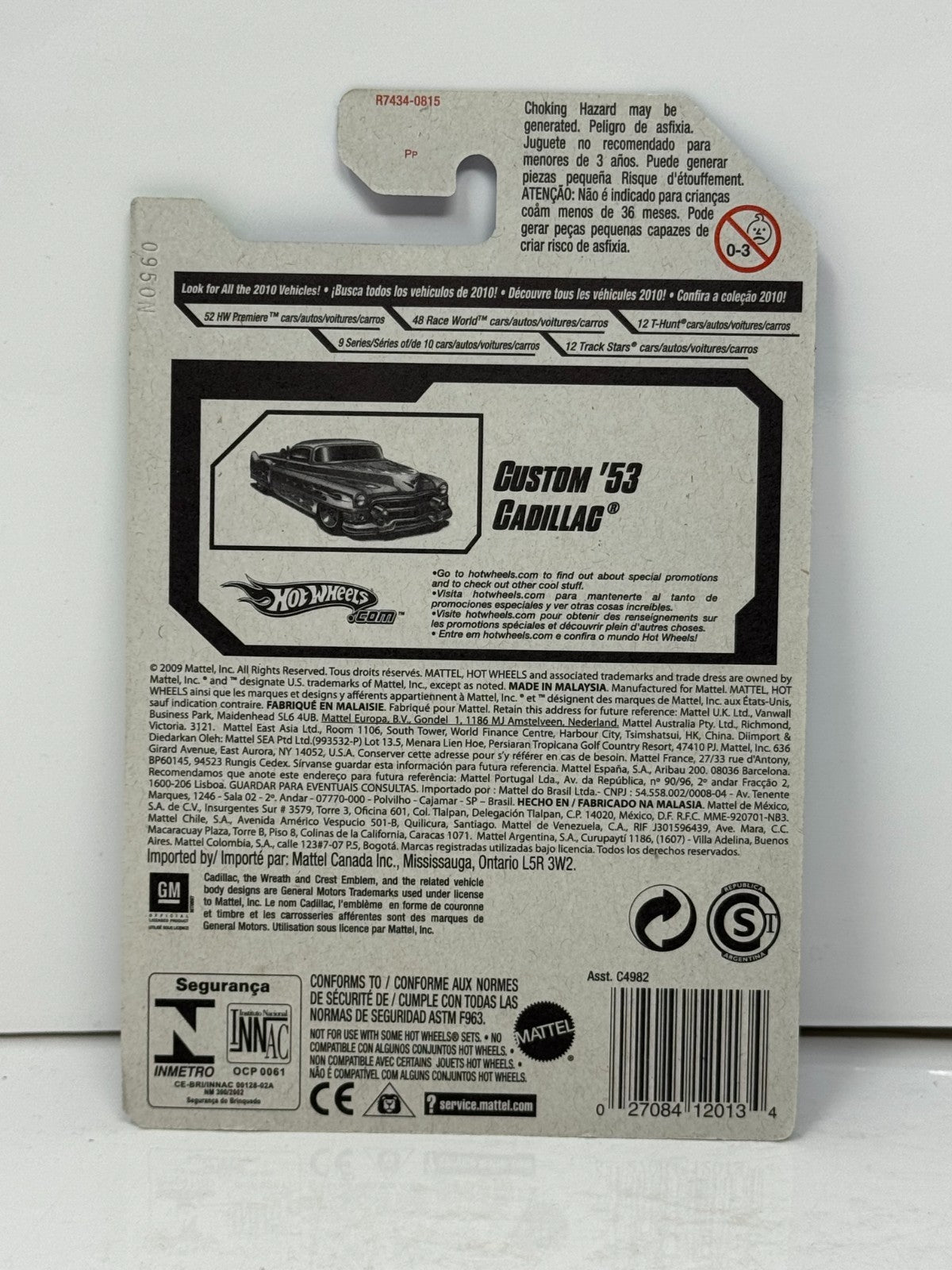 Hot Wheels Treasure Hunts Custom 1953 Cadillac 1:64 Diecast