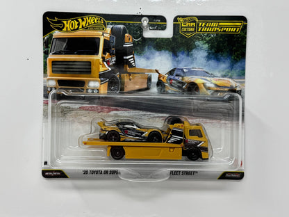 Hot Wheels Team Transport #86 2020 Toyota GR Supra Fleet Street 1:64 Diecast