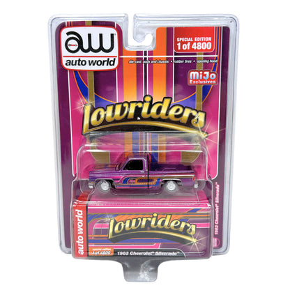 Auto World Lowriders 1983 Chevrolet Silverado 1:64 Diecast
