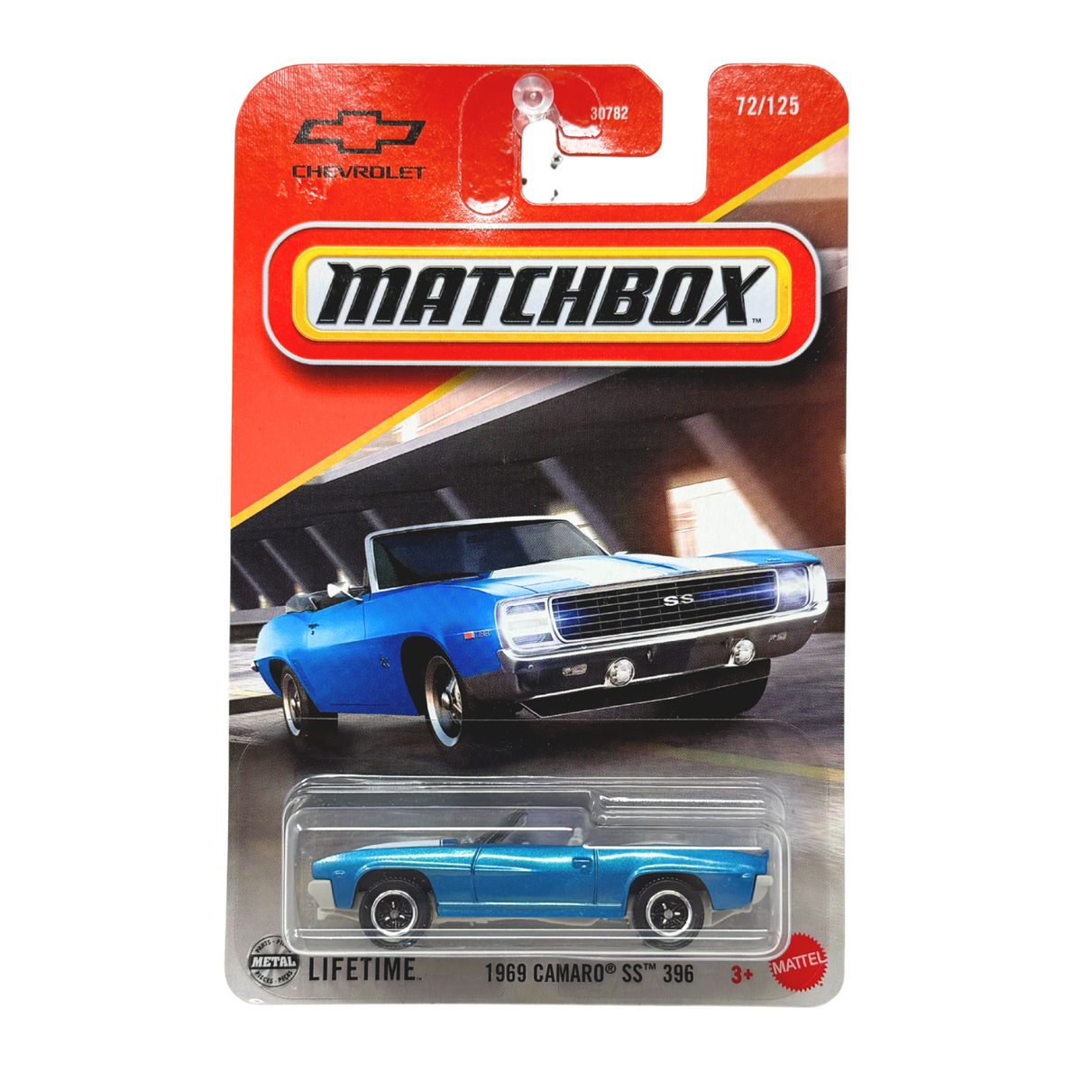 Matchbox 1969 Chevrolet Camaro SS 396 1:64 Diecast Blue