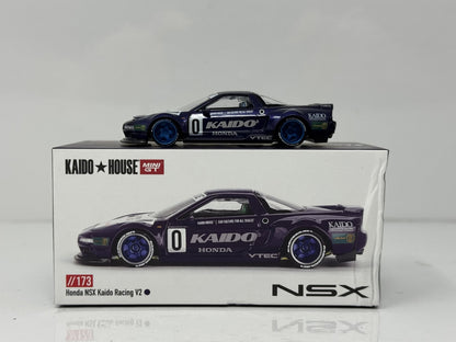 Kaido House MINI GT Honda NSX Kaido Racing V2 1:64 Diecast Purple