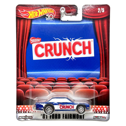 Hot Wheels Nestle Crunch 1981 Ford Fairmont 1:64 Diecast Real Riders